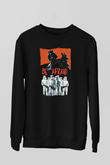 Star Wars (Dart Vader) Baskılı Unisex Siyah Sweatshirt