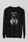 Star Wars (Dart Vader) Baskılı Unisex Siyah Sweatshirt