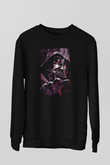 Star Wars (Dart Vader) Baskılı Unisex Siyah Sweatshirt