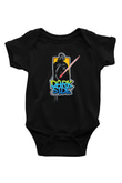 Star Wars (Dart Vader) Baskılı Unisex Siyah Bebek Body - Zıbın