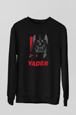 Star Wars (Dart Vader) Baskılı Unisex Siyah Sweatshirt