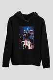Star Wars (Dart Vader) Baskılı Unisex Siyah Hoodie