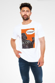 Star Wars (Dart Vader) Unisex Baskılı Beyaz Tişört - Tshirt