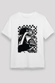 Star Wars (Dart Vader) Unisex Baskılı Beyaz Tişört - Tshirt