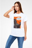 Star Wars (Dart Vader) Unisex Baskılı Beyaz Tişört - Tshirt