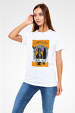 Star Wars (Dart Vader) Unisex Baskılı Beyaz Tişört - Tshirt