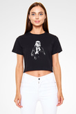 Star Wars Siyah Crop Top Tişört