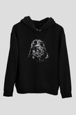 Star Wars Siyah Unisex Hoodie