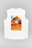 Stargate SG-1 Beyaz Unisex Kolsuz Tişört