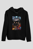 Stargate SG-1 Siyah Unisex Hoodie