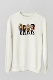 Starset Baskılı Unisex Siyah Sweatshirt