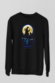 Starship Troopers Siyah Unisex  Sweatshirt
