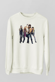 Steel Panther Baskılı Beyaz Unisex Sweatshirt