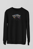 Steel Panther Baskılı Unisex Siyah Sweatshirt