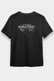 Steel Panther Baskılı Unisex Siyah Tişört - Tshirt