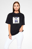 Steve Aoki Baskılı Unisex Oversize Siyah Tişört