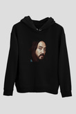 Steve Aoki Baskılı Unisex Siyah Hoodie