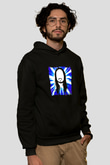 Steve Aoki Baskılı Unisex Siyah Hoodie
