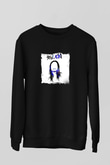 Steve Aoki Baskılı Unisex Siyah Sweatshirt