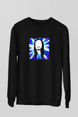Steve Aoki Baskılı Unisex Siyah Sweatshirt
