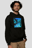 Steve Aoki Siyah Unisex Kapüşonlu Sweatshirt