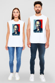 Steve Jobs Beyaz Unisex Kolsuz Tişört