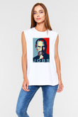 Steve Jobs Beyaz Unisex Kolsuz Tişört