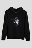 Steve Jobs Siyah Unisex Kapüşonlu Sweatshirt
