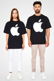Steve Jobs Siyah Unisex Oversize Tişört T-Shirt