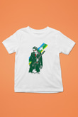 Steve Vai Baskılı Beyaz Unisex Beyaz Çocuk Tişört - Tshirt