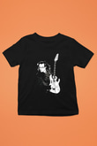 Steve Vai Baskılı Unisex Siyah Çocuk Tişört - Tshirt