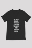 Sting Baskılı Unisex Siyah V Yaka Tişört - Tshirt