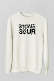 Stone Sour Beyaz Unisex Sweatshirt