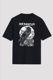 Stone Sour Siyah Unisex Oversize Tişört T-Shirt
