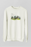 Stonehenge Beyaz Unisex Sweatshirt