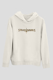 Stratovarius Baskılı Beyaz Unisex Kapüşonlu Sweatshirt