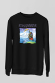 Stratovarius Baskılı Unisex Siyah Sweatshirt