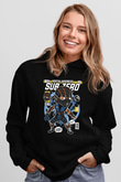 Subzero Baskılı Unisex Siyah Hoodie