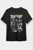 Subzero Baskılı Unisex Siyah Tişört