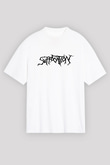 Suffocation Beyaz Unisex Oversize Tişört T-Shirt - Oversize Tişört Fabrikası