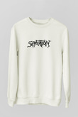 Suffocation Beyaz Unisex Sweatshirt