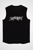 Suffocation Siyah Unisex Kolsuz Tişört