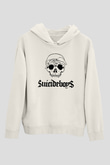 Suicideboys - $uicideboy$ Baskılı Beyaz Unisex Kapüşonlu Sweatshirt