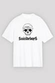 Suicideboys - $uicideboy$ Baskılı Beyaz Unisex Oversize Tişört - Tshirt