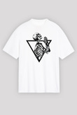 Suicideboys - $uicideboy$ Baskılı Beyaz Unisex Oversize Tişört - Tshirt
