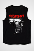 Suicideboys - $uicideboy$ Baskılı Unisex Siyah Kolsuz Tişört - Tshirt