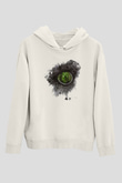 Summoning Baskılı Unisex Siyah Kapüşonlu Sweatshirt