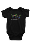 Supernatural Baskılı Unisex Siyah Bebek Body - Zıbın