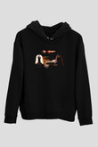 Supernatural Baskılı Unisex Siyah Hoodie