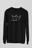 Supernatural Baskılı Unisex Siyah Sweatshirt